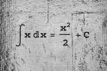 Wall Mural - Integral of a function