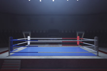 Empty Boxing Ring