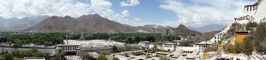 Wall Mural - View from Potala palace