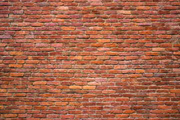 Wall Mural - red brick wall texture of the stone blocks