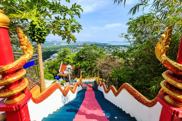 Wall Mural - The main stairs leading to Wat Koh Sirey