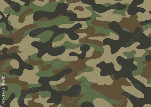 Fotografía texture military camouflage repeats seamless army green hunting