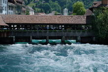 Floodgate ("Schleuse") In Thun, Switzerland