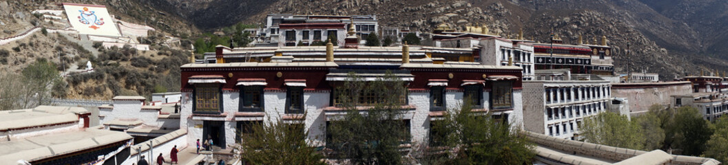 Wall Mural - Temple in monastery