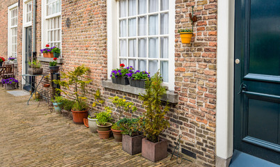 Sticker - Part of the facade of the historic beguinage in the Dutch city of Breda