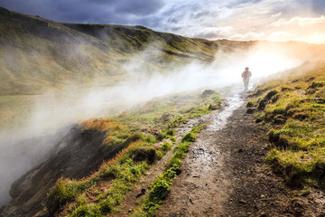 Poster - Hveragerdi Hot Spring River Trail