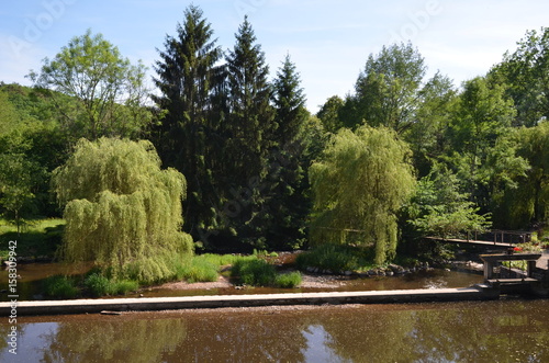 Bief Moulin A Eau Vallee Du Cousin Bourgogne France Buy