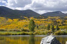 Summit County Autumn Colors And Lake
