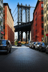  Nowy Jork Brooklyn widok Manhattan most