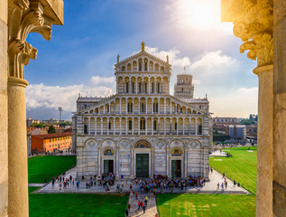 Wall Mural - Pisa Cathedral (Duomo di Pisa) on Piazza dei Miracoli in Pisa, Tuscany, Italy