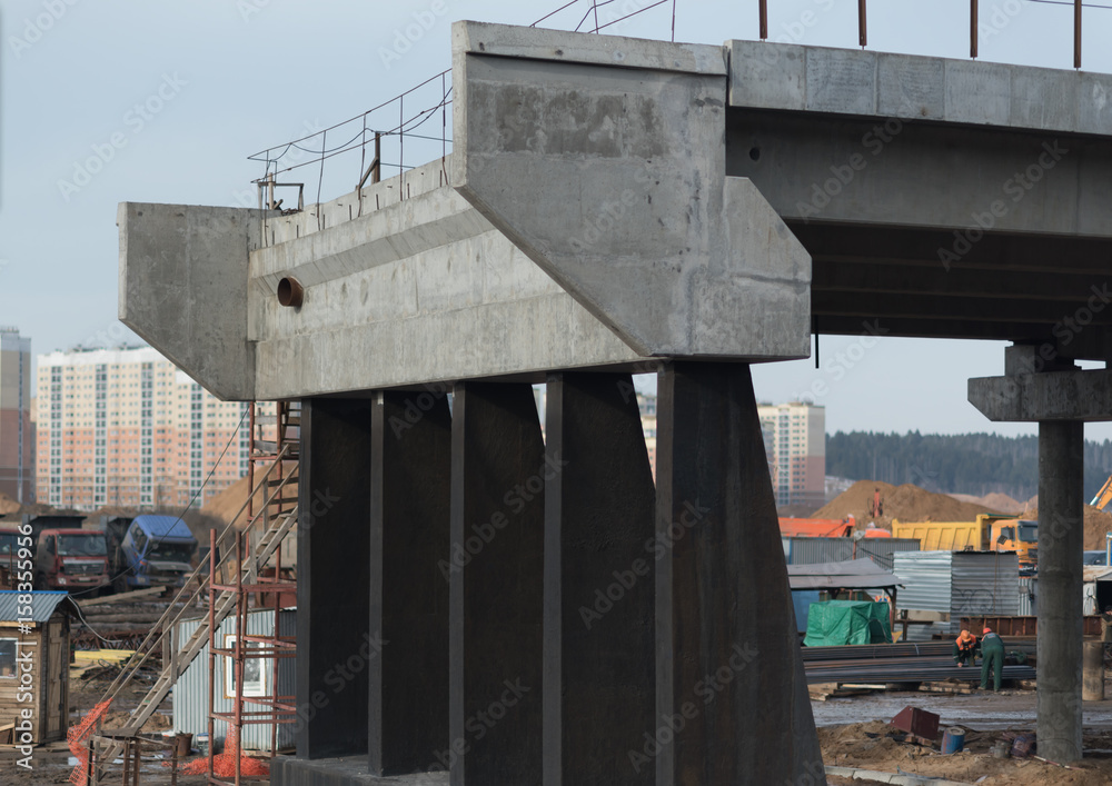 Construction Highway Junction..New highway road junction construction ...