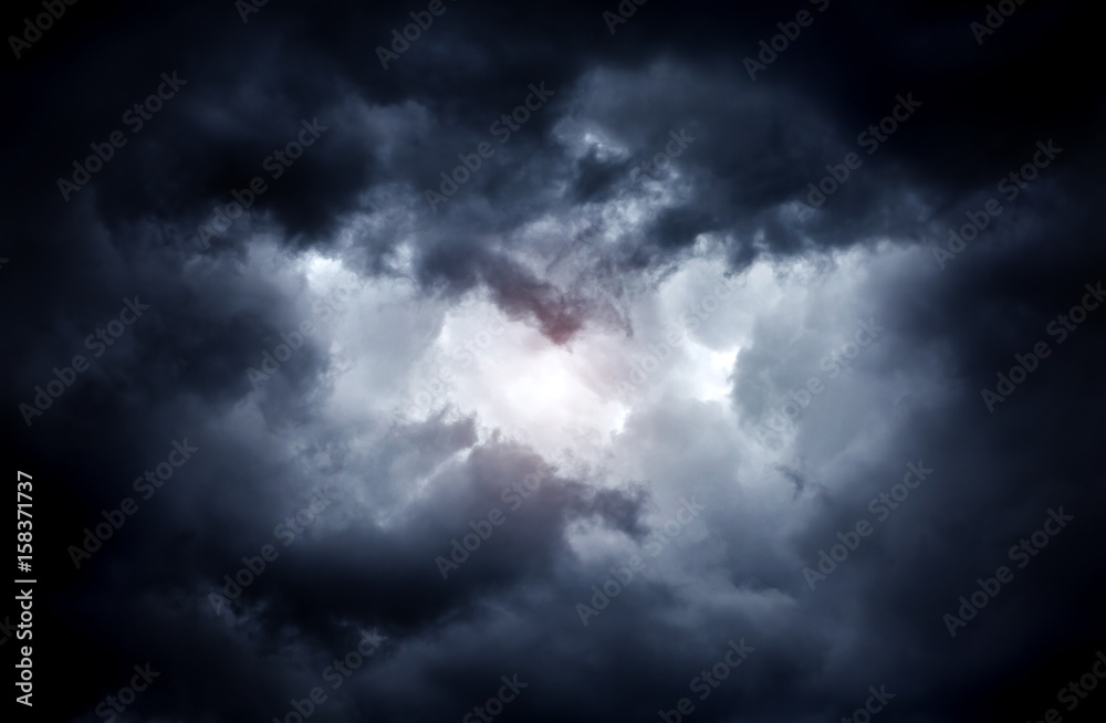 Cloudscape with a Sunlight - obrazy, fototapety, plakaty 