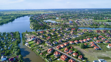 Aerial View Of Residential Neighborhood