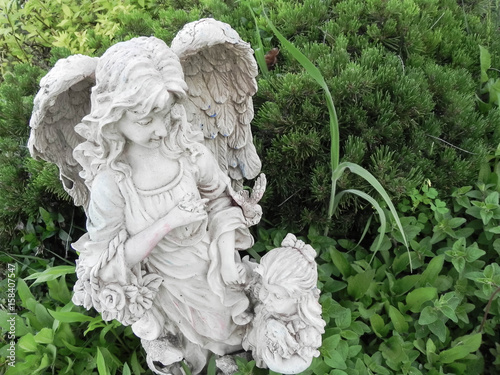 stone garden angel