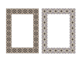 square elegant frame.. Vector Illustration.