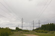 © KONSTANTIN SHISHKIN - Electricity pylons and lines in rural