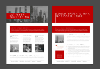 Wall Mural - Modern brochure template flyer design vector template