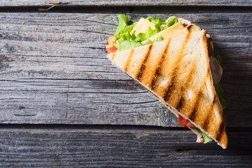 Wall Mural - Grilled club sandwich