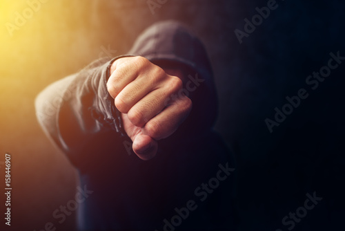Cuadros en Lienzo Crime, violence and bullying concept