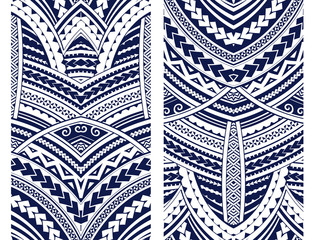 Maori style ornament set