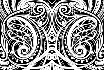 Maori ethnic ornament