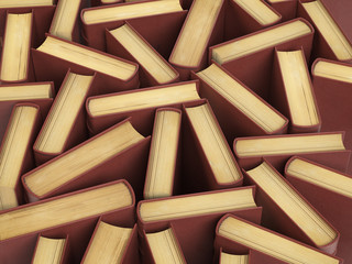 Poster - Old book vintage backround. Education.