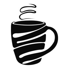 Wall Mural - Isolated coffee mug logo