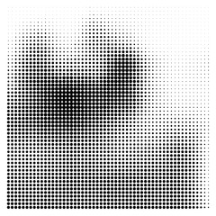 Poster - abstract vector halftone background. black and white texture.