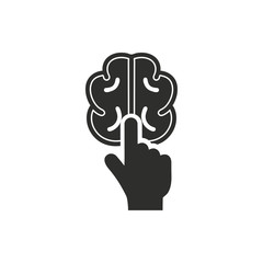 Wall Mural - Brain - vector icon.