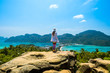 traveling woman on Phi phi island Thailand