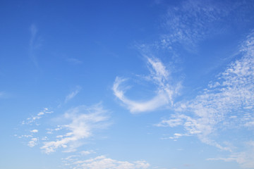 blue sky with cloud