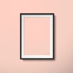 Wall Mural - Blank picture frame