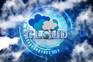 Poster - 3d rendering technology cloud computing