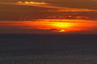 Sunset time on sea