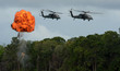 Helicopters in attack