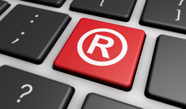 Registered Trademark Business Symbol