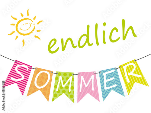 Endlich Sommer Buy This Stock Vector And Explore Similar Vectors