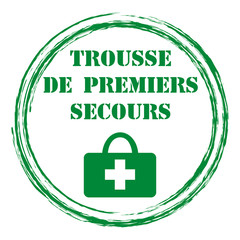 Wall Mural - Logo trousse de premiers secours.