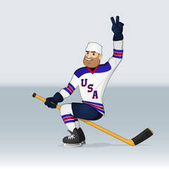 USA ice hockey team player