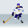 © pkuzmin - Finland ice hockey hockey player