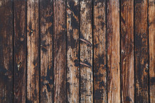 Old Vintage Dark Stains Wooden Planks Background