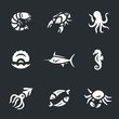 © Steinar - Vector Set of Marine life Icons.