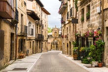 Peaceful Street Of Rioja Town, Spain