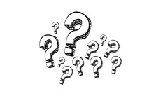 Question Mark Isolated On A White Background