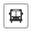 Bus - Bushaltestelle - Simple App Icon