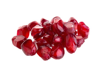 Pomegranate isolated on a white background