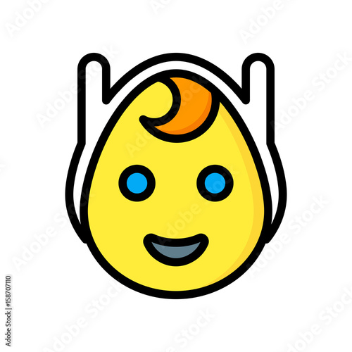 Fotografie, Obraz Emoji Icons - Finn the human - (Ultra Color)