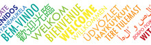 "WELCOME" Tag Cloud Translated Into Many Languages