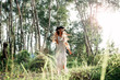 © zolotareva_elina - Beautiful boho girl in summer hat outdoors