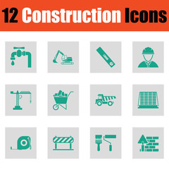 Sticker - Construction icon set